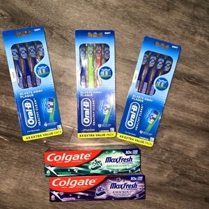 3‎ packs Oral-B Healthy Clean Toothbrush Soft Bristles 4 Count, 2 Boxes …
